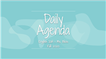 agenda agenda
